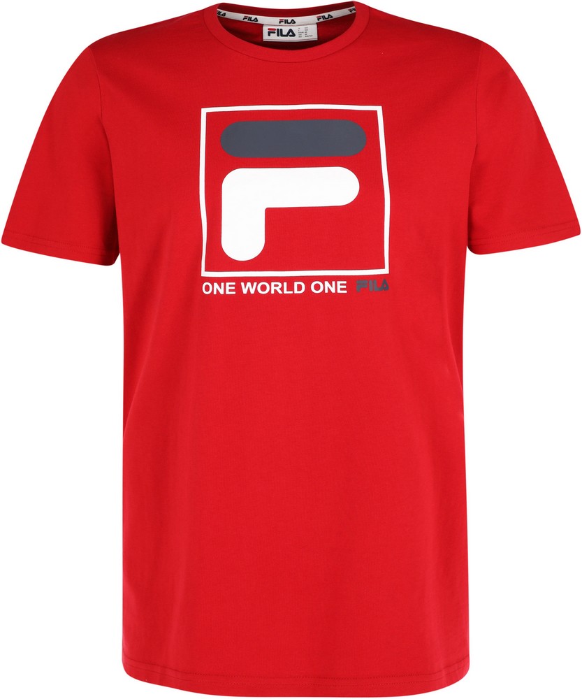 Tricou bărbătesc Fila Tee M 56-58 Rosu inchis photo 1 Tricou bărbătesc Fila Tee M 56-58 Rosu inchis photo 1